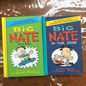 1 hardcover 1 paperback book.